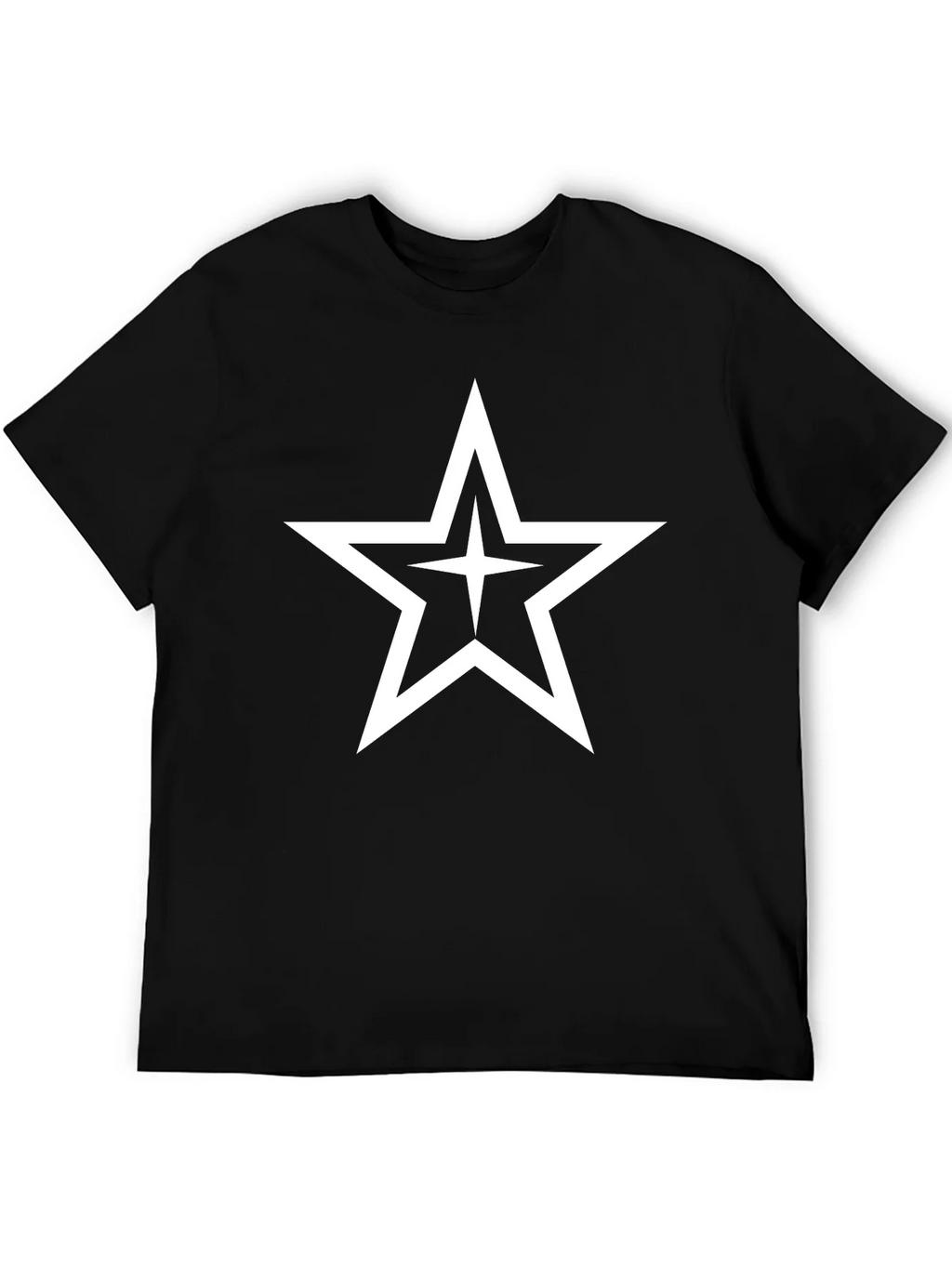 Bold Star Graphic Black T-Shirt product image 5