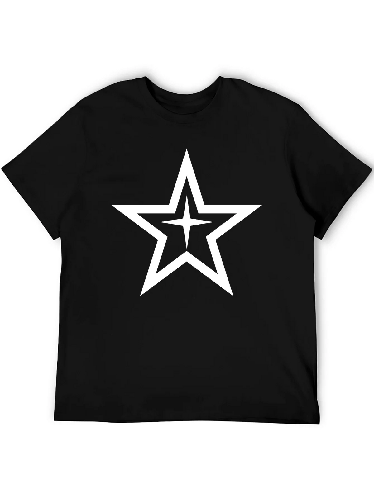 Bold Star Graphic Black T-Shirt product image 5