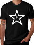 Bold Star Graphic Black T-Shirt product image 1