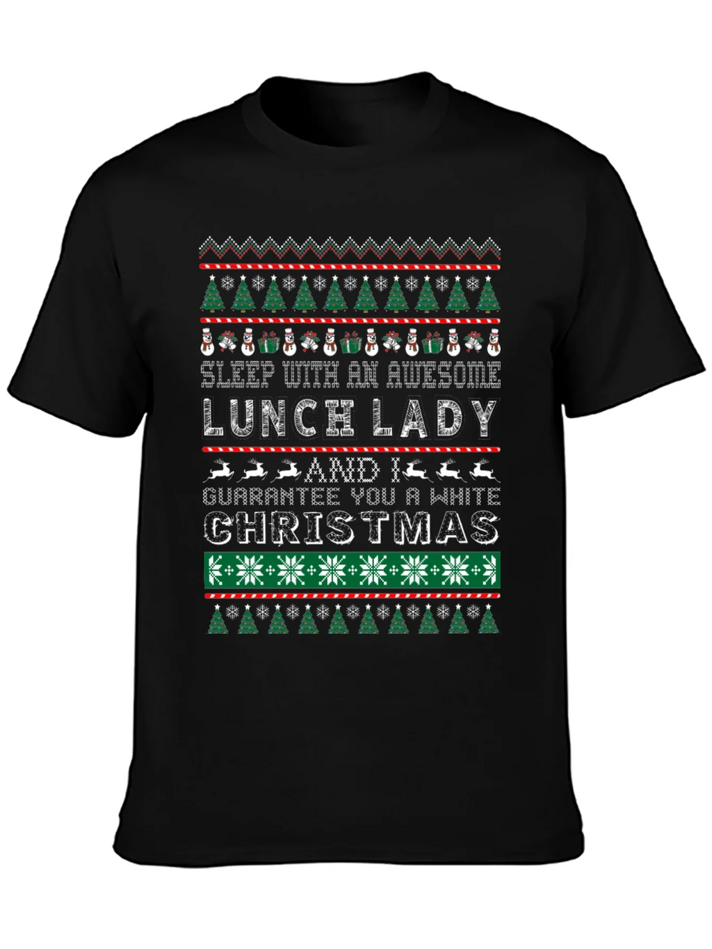 Awesome Lunch Lady Christmas T-Shirt product image 1