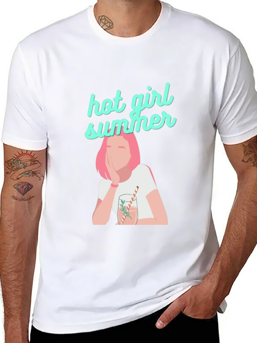 Hot Girl Summer Black Graphic Tee product image 7