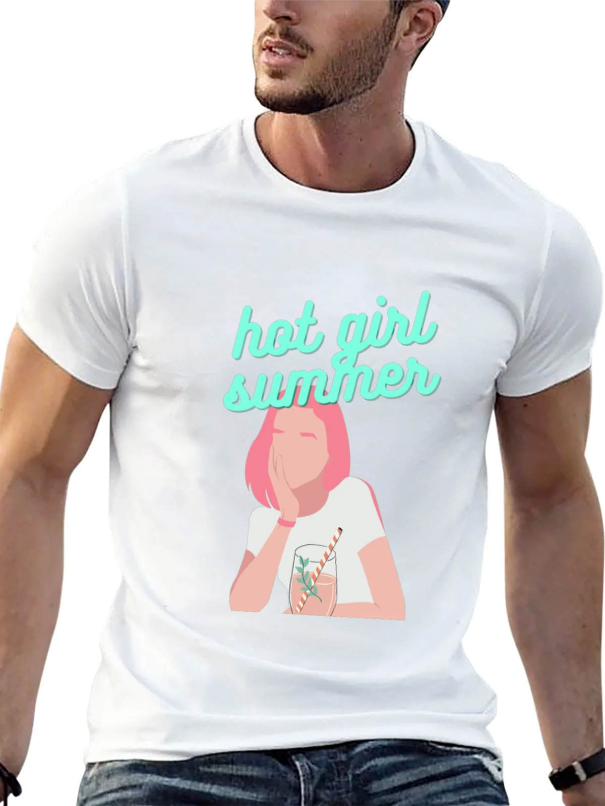 Hot Girl Summer Black Graphic Tee product image 12
