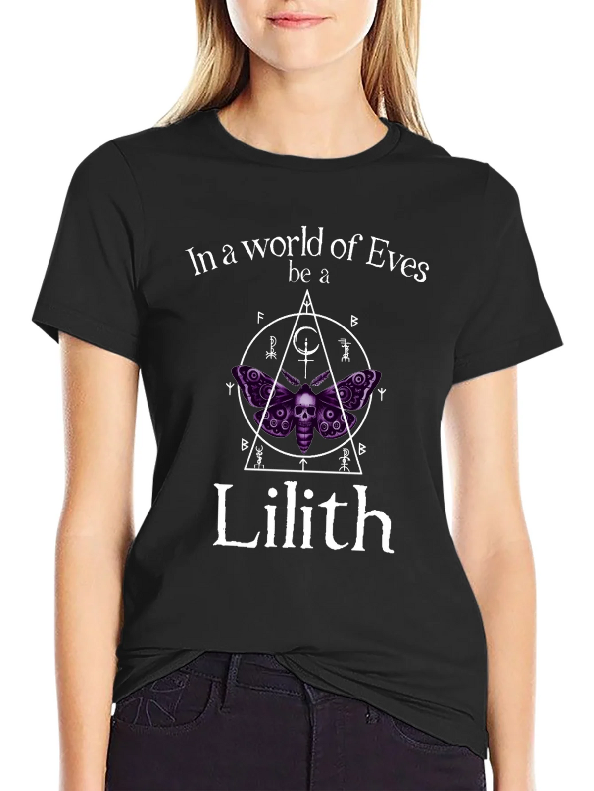 In a World of Eves Be a Lilith Black T-Shirt product image 2
