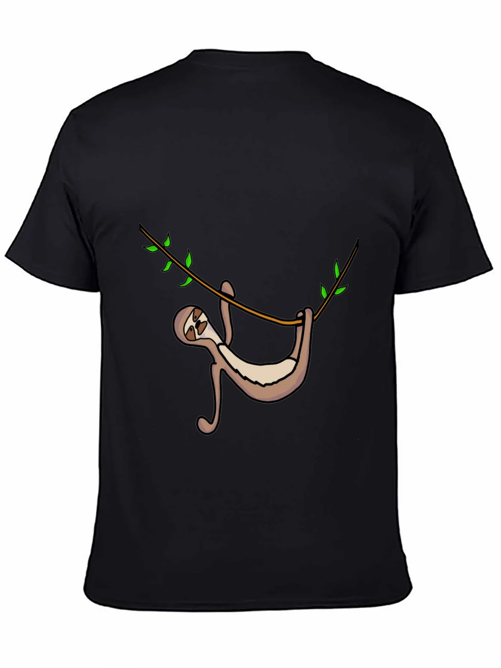 Sloth Hanging On Tree Branch Graphic Tee product image 2
