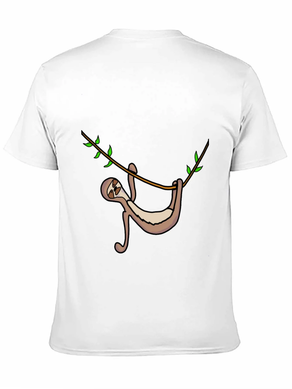 Sloth Hanging On Tree Branch Graphic Tee product image 7
