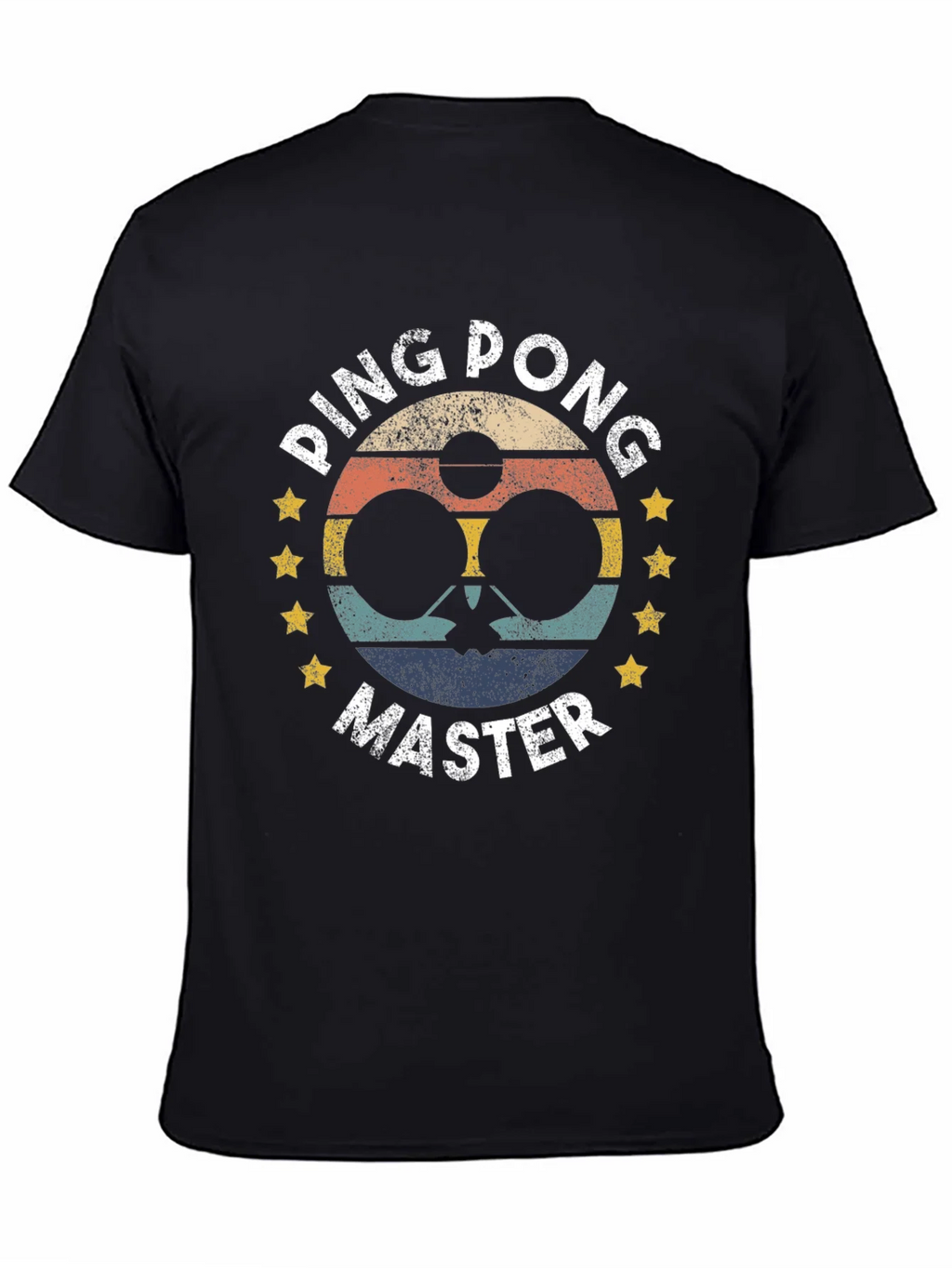 Ping Pong Master Graphic Tee - Retro Table Tennis Shirt product image 4