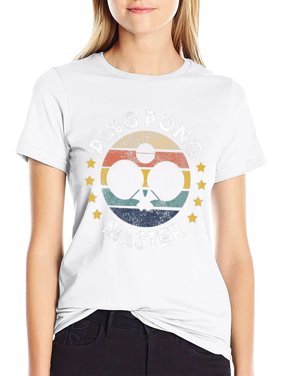 Ping Pong Master Graphic Tee - Retro Table Tennis Shirt product image 8