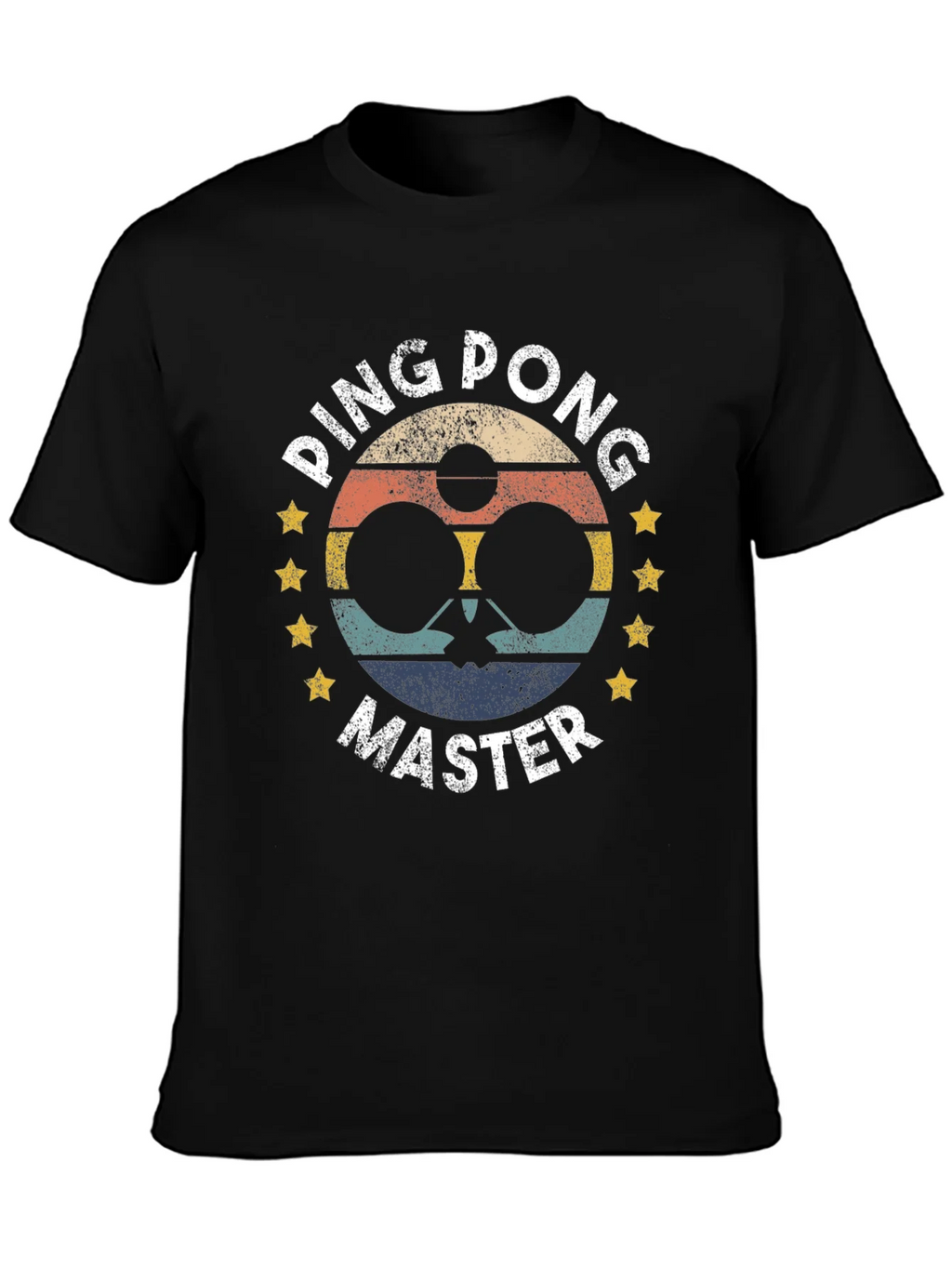 Ping Pong Master Graphic Tee - Retro Table Tennis Shirt product image 3
