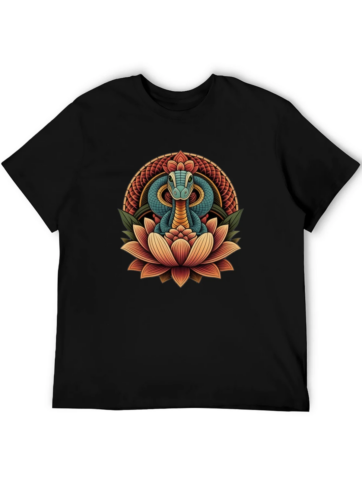 Snake Lotus Graphic Tee - Stylish Unisex Design product image 4