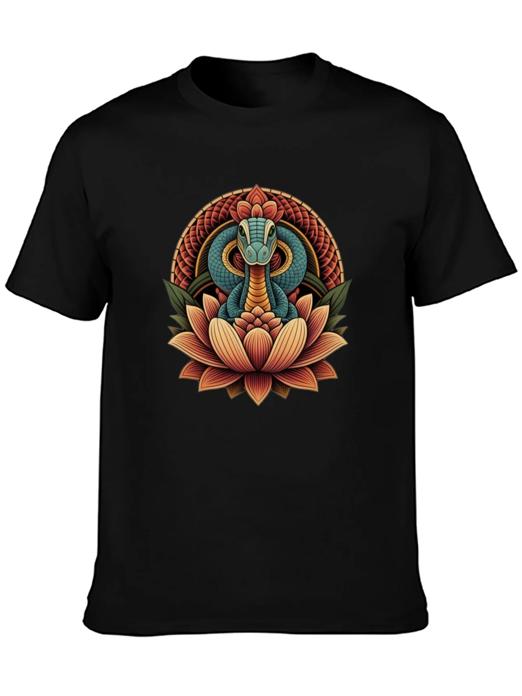 Snake Lotus Graphic Tee - Stylish Unisex Design product image 2