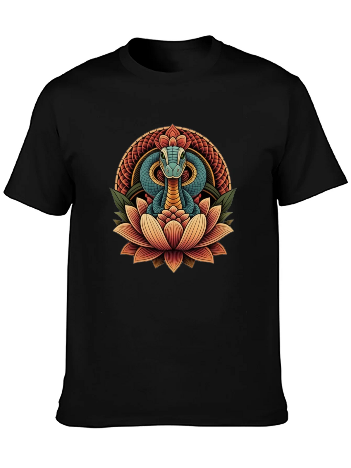 Snake Lotus Graphic Tee - Stylish Unisex Design product image 2