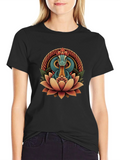 Snake Lotus Graphic Tee - Stylish Unisex Design product image 1