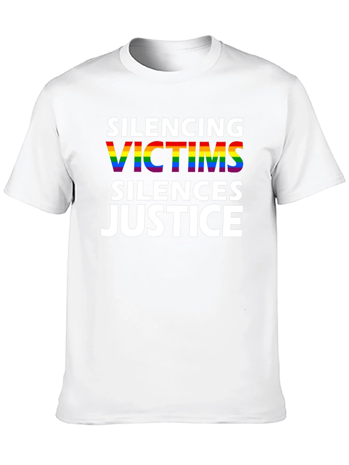 Silencing Victims Silences Justice Pride T-Shirt product image 8