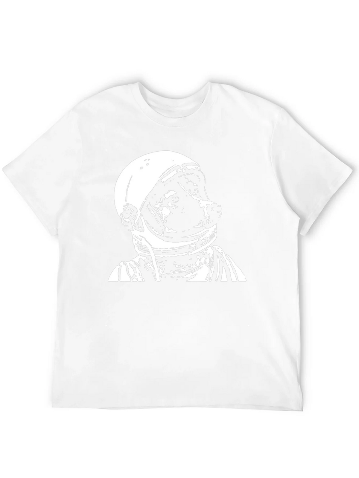 Dog Astronaut Graphic Black T-Shirt product image 11