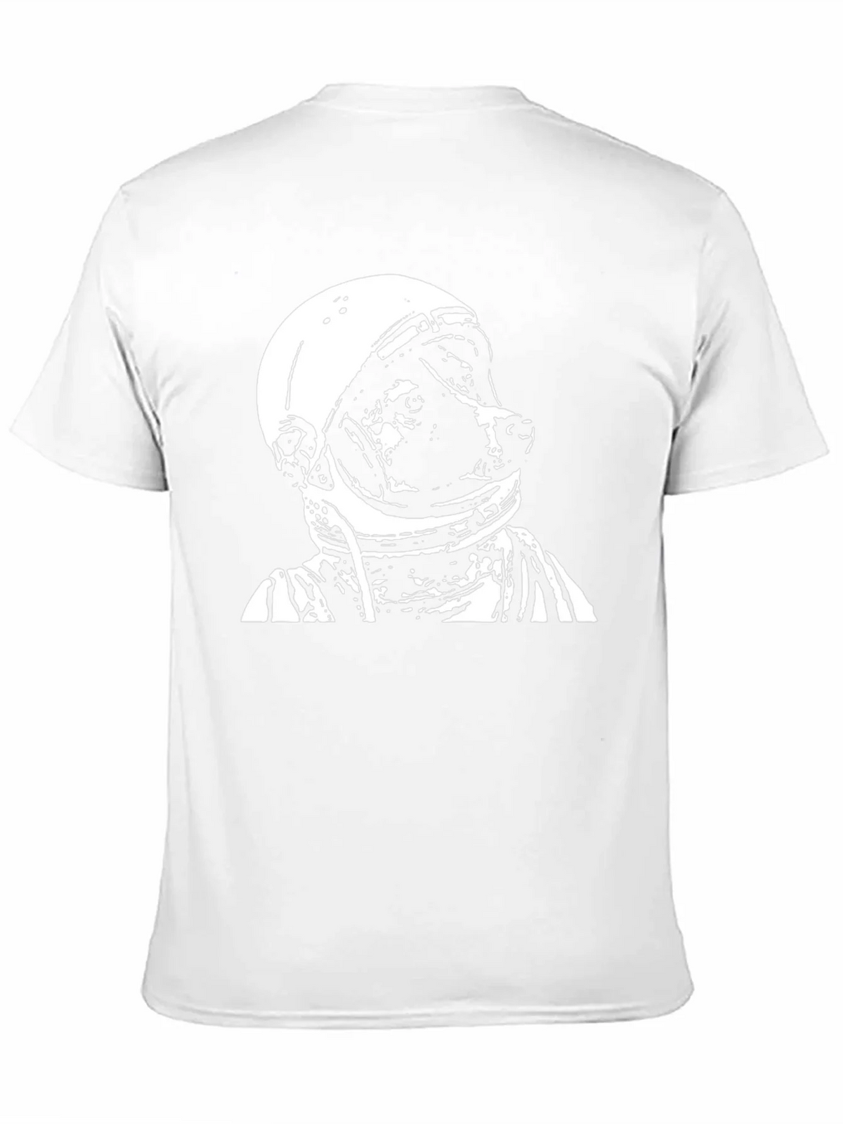 Dog Astronaut Graphic Black T-Shirt product image 10