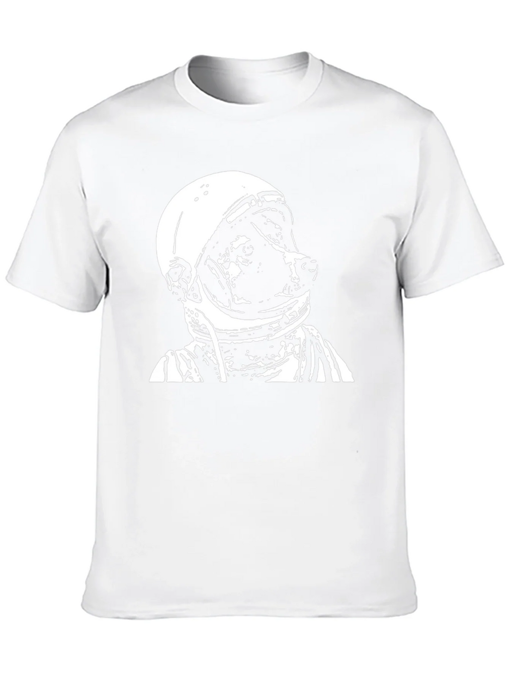Dog Astronaut Graphic Black T-Shirt product image 9