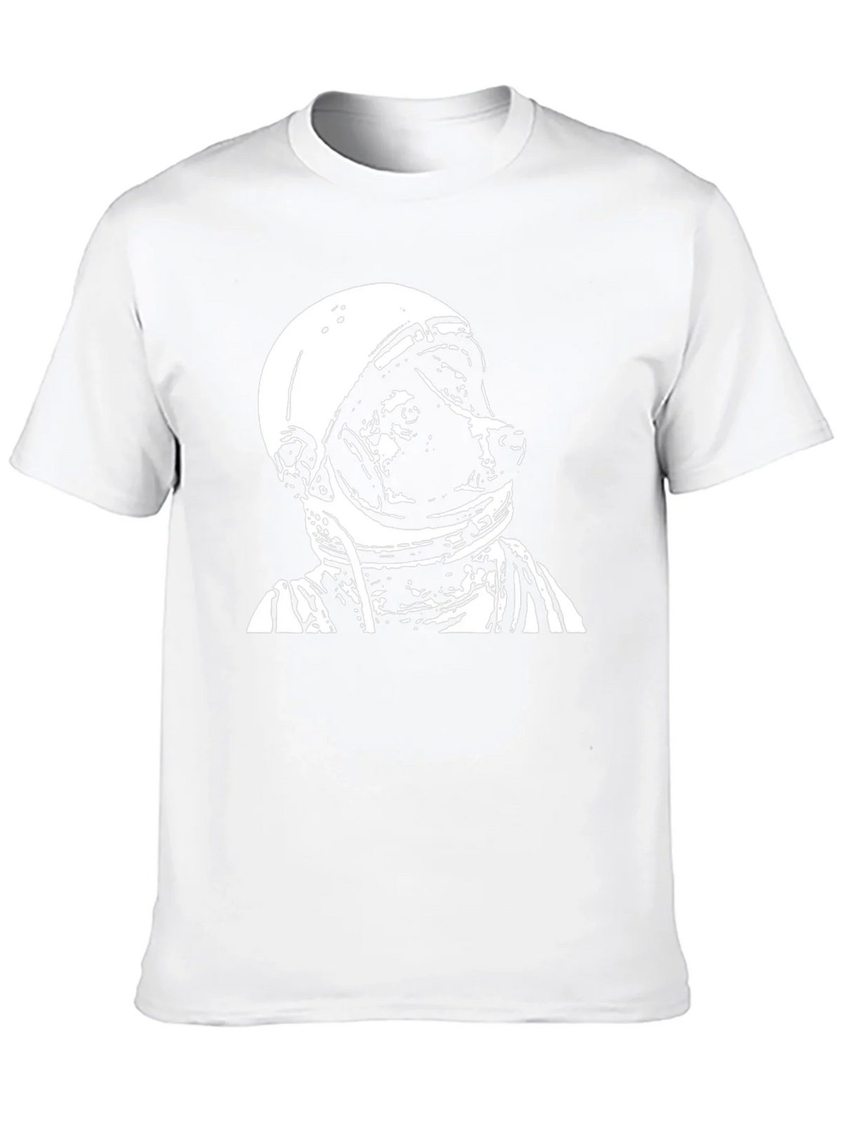 Dog Astronaut Graphic Black T-Shirt product image 9
