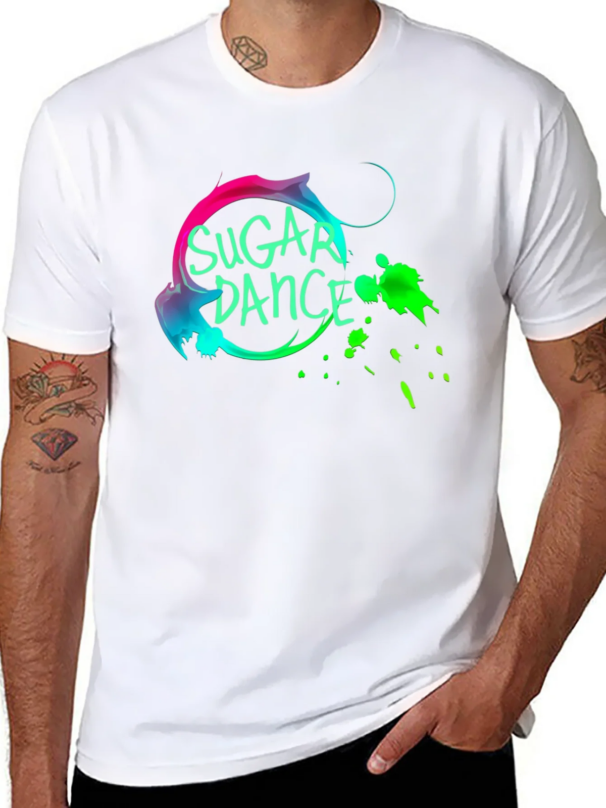 Sugar Dance Black Graphic Tee product image 7