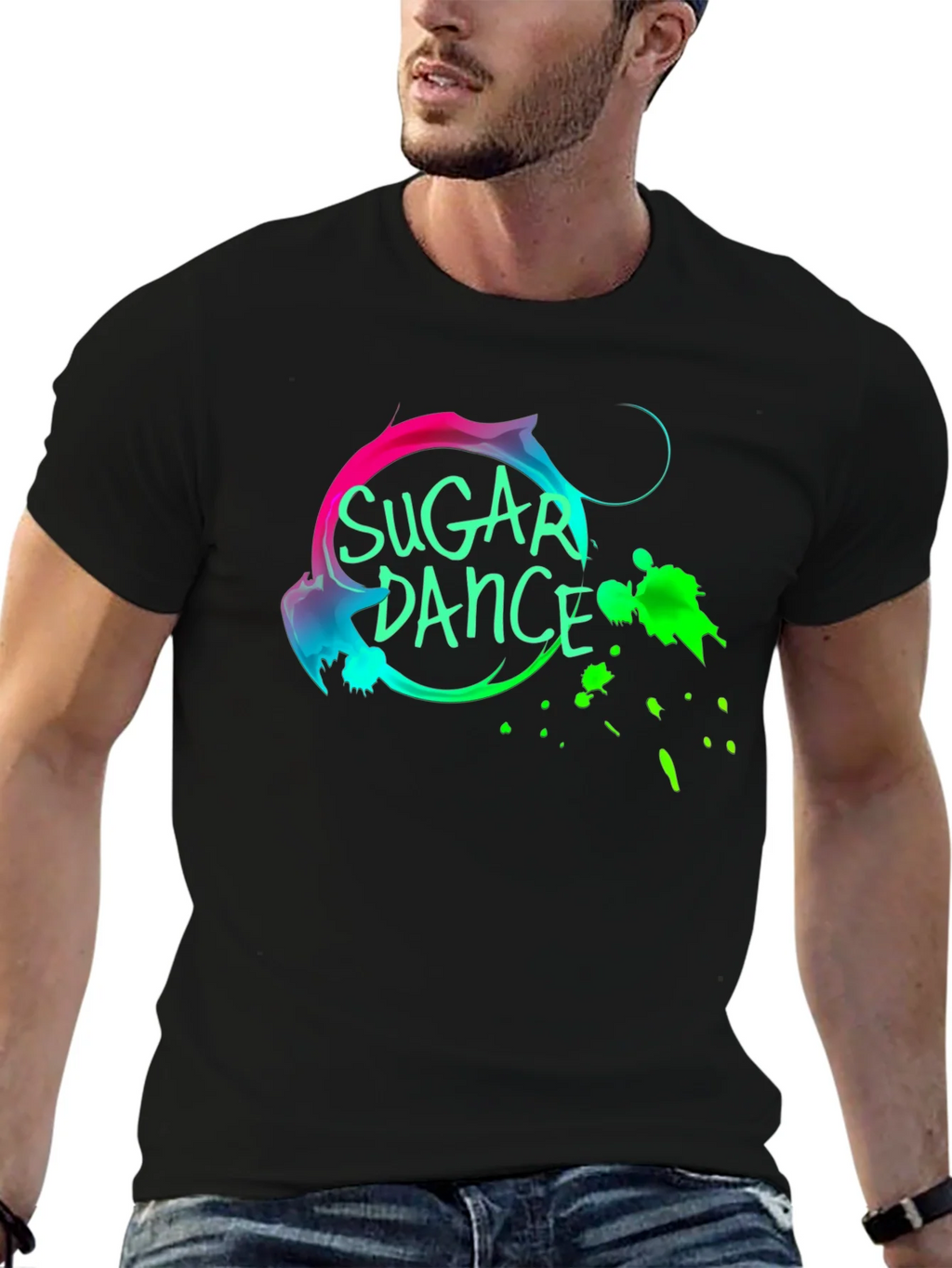 Sugar Dance Black Graphic Tee product image 6