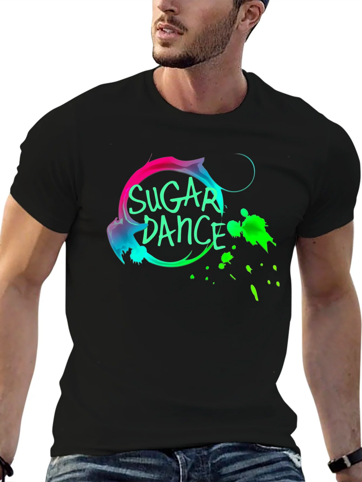 Sugar Dance Black Graphic Tee product image 6