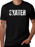 Skater Graphic Tee - Stylish Black Cotton T-Shirt product image 1