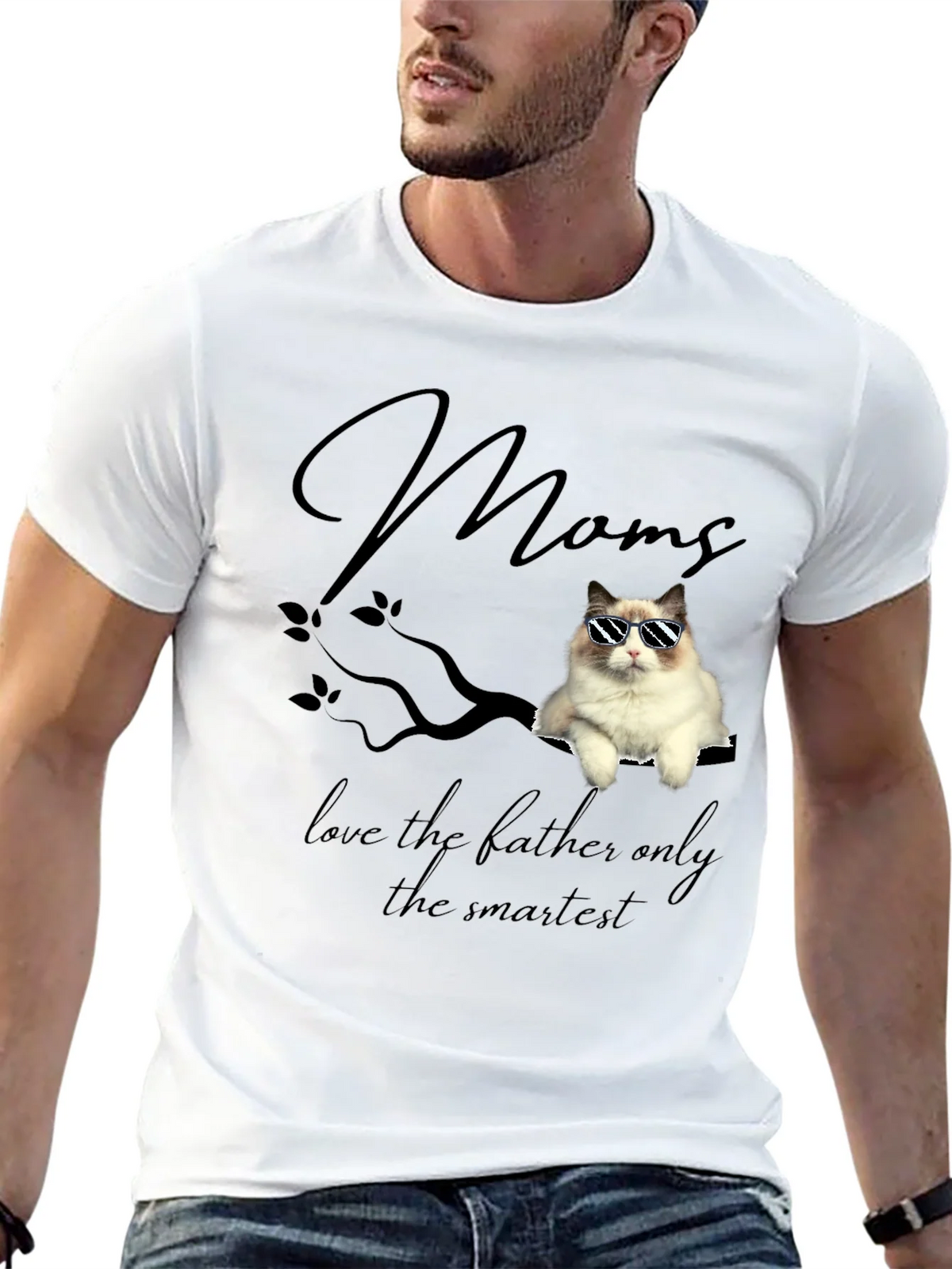 Cool Cat Mom T-Shirt - Smartest Ragdoll Graphic Tee product image 12