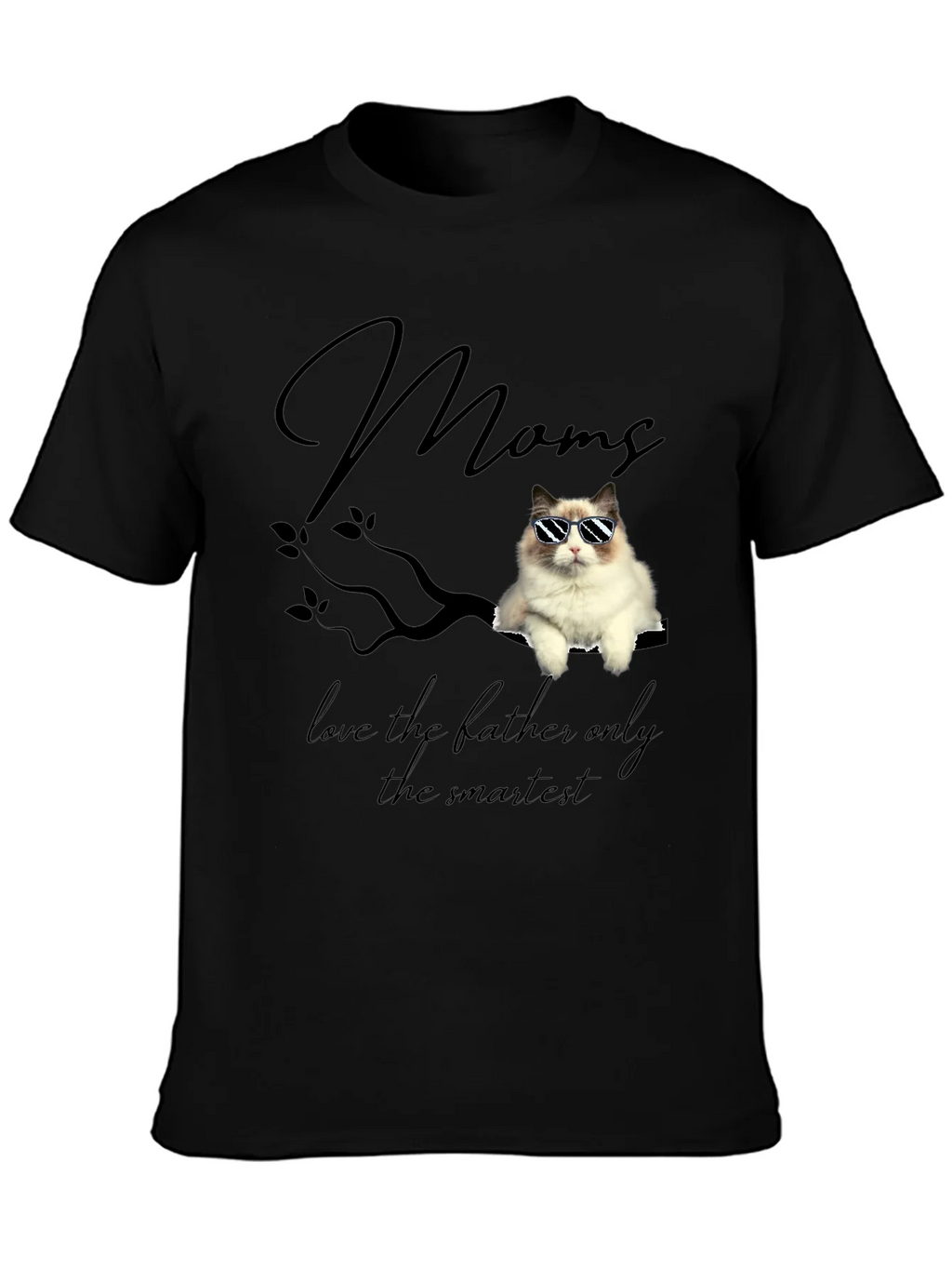 Cool Cat Mom T-Shirt - Smartest Ragdoll Graphic Tee product image 3