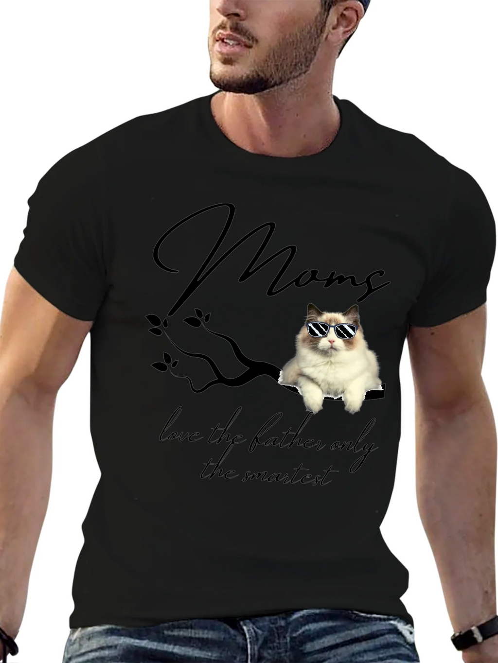Cool Cat Mom T-Shirt - Smartest Ragdoll Graphic Tee product image 6