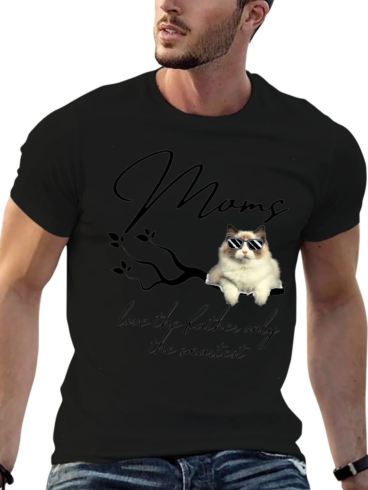 Cool Cat Mom T-Shirt - Smartest Ragdoll Graphic Tee product image 6