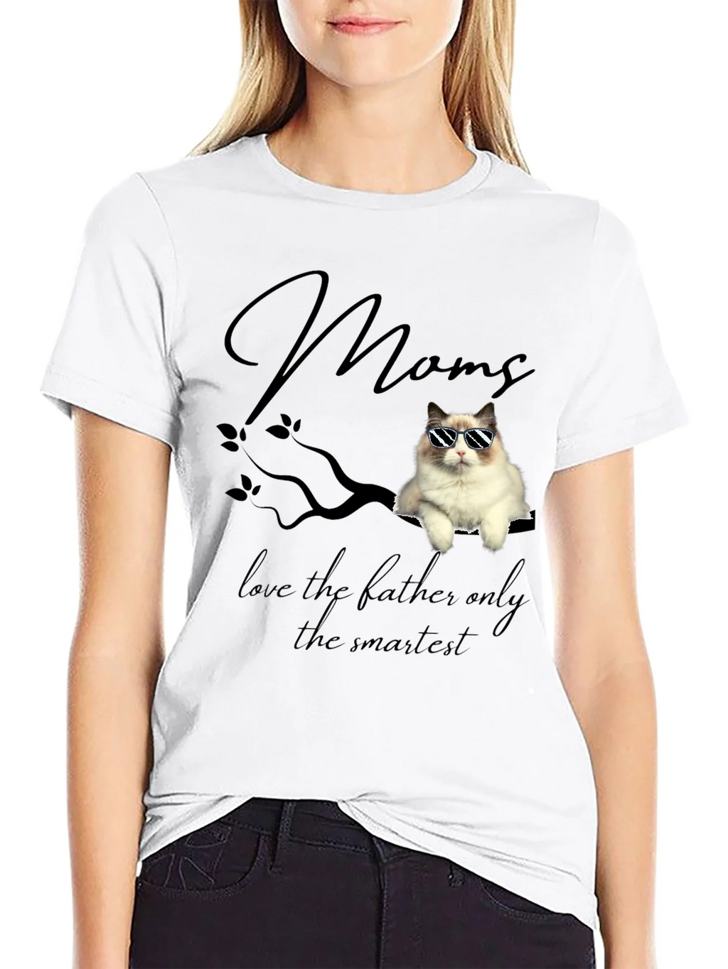 Cool Cat Mom T-Shirt - Smartest Ragdoll Graphic Tee product image 8