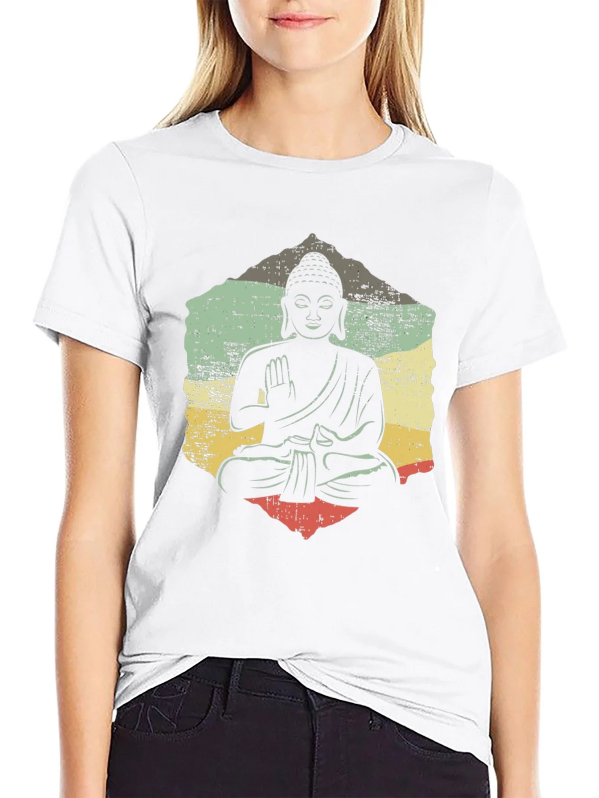 Vintage Buddha Graphic Tee - Relaxed Fit product image 4