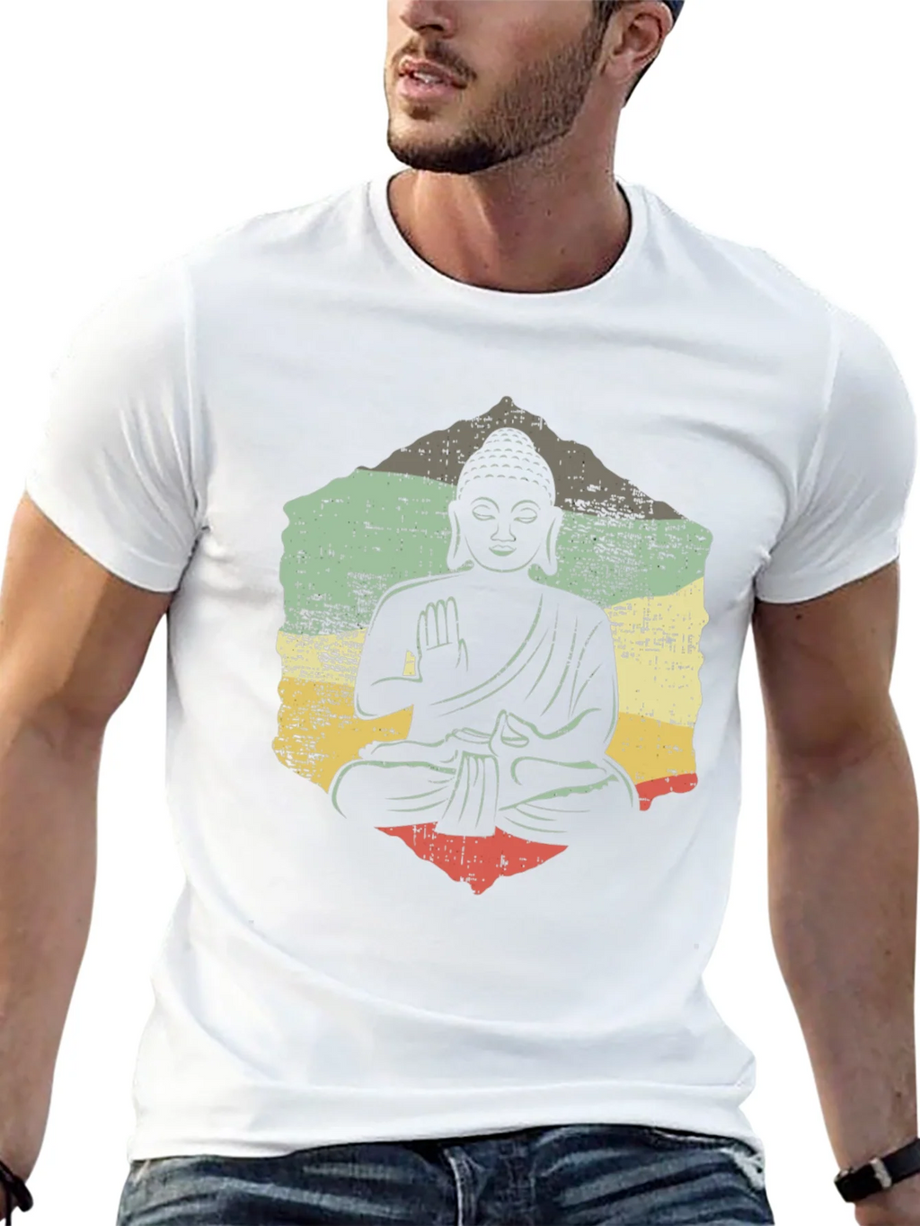 Vintage Buddha Graphic Tee - Relaxed Fit product image 6