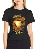 Sunrise Sunburn Sunset Repeat T-Shirt product image 1