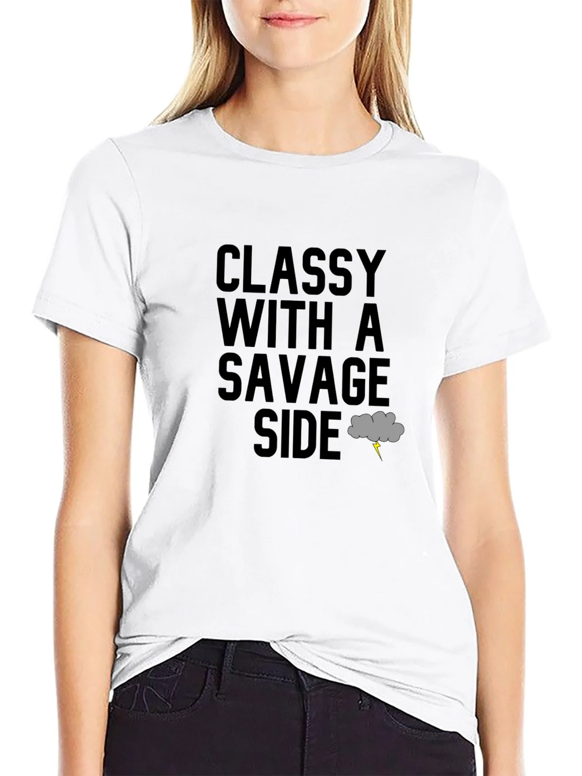 Classy With A Savage Side T-Shirt product image 8
