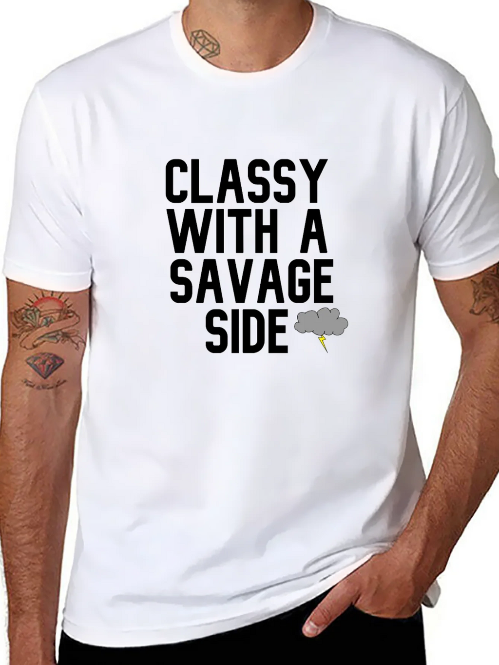 Classy With A Savage Side T-Shirt product image 7