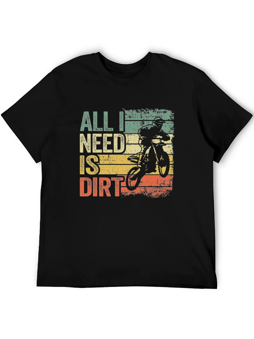All I Need Is Dirt T-Shirt - Motocross Bike product image 2