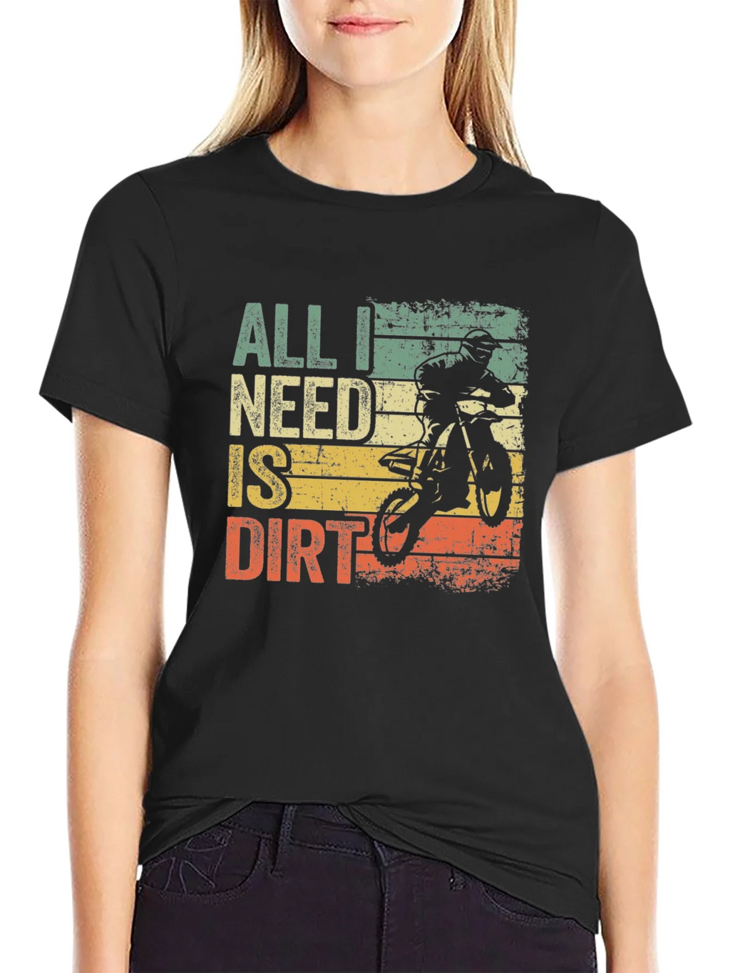 All I Need Is Dirt T-Shirt - Motocross Bike product image 1
