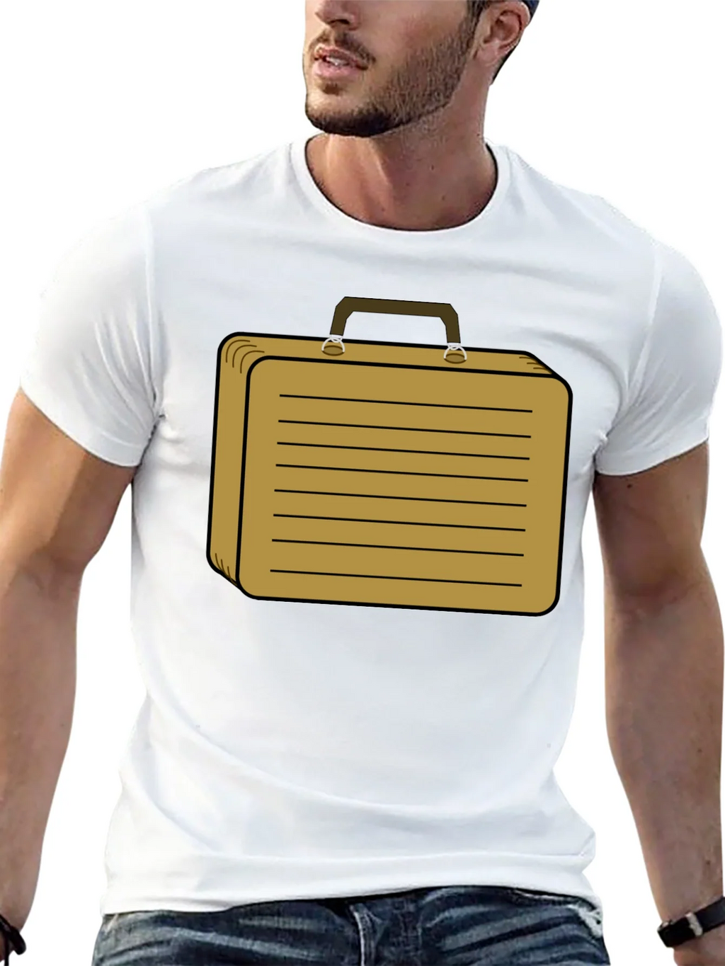 Briefcase Graphic Tee - Black product image 7