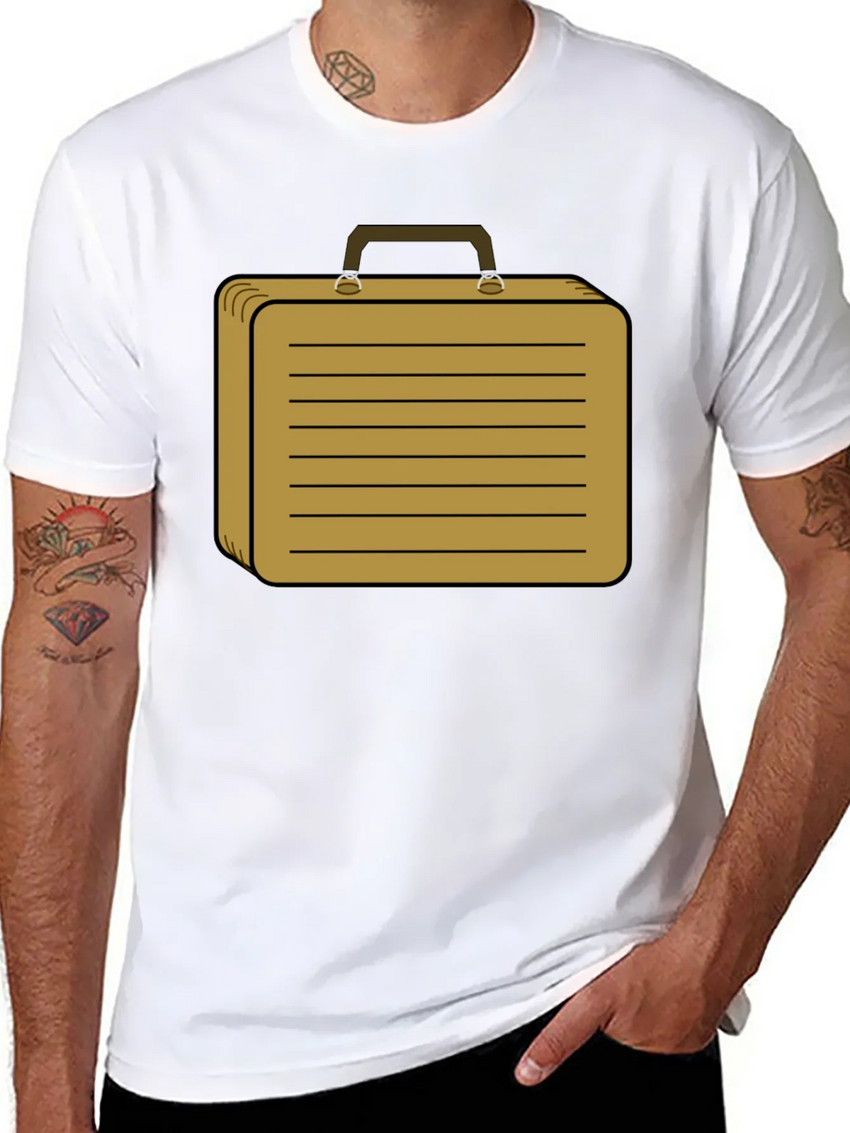 Briefcase Graphic Tee - Black product image 4