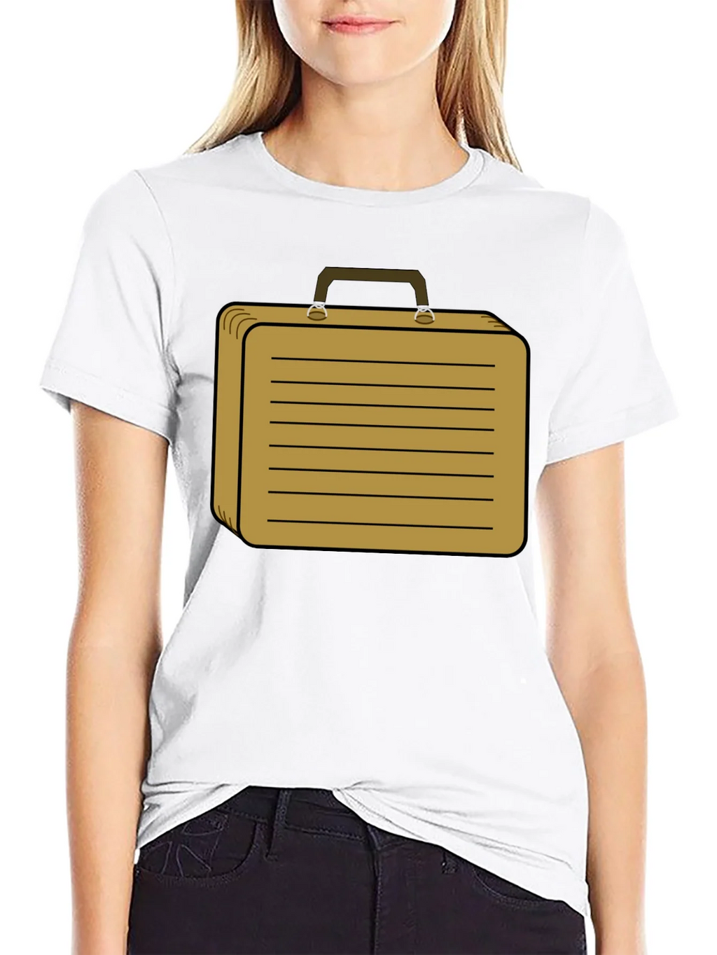 Briefcase Graphic Tee - Black product image 5