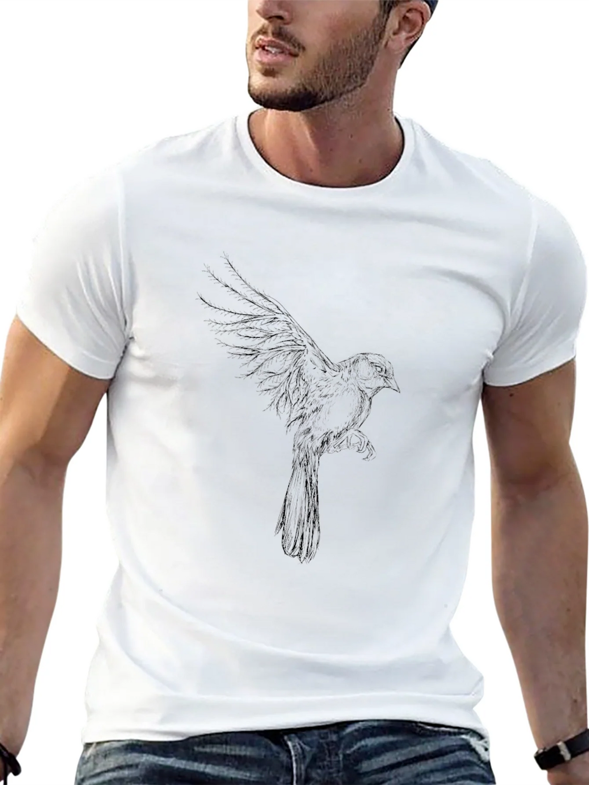 Black Bird Graphic T-Shirt product image 11