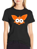 Fox Graphic Black T-Shirt - Fun & Unique Design product image 1