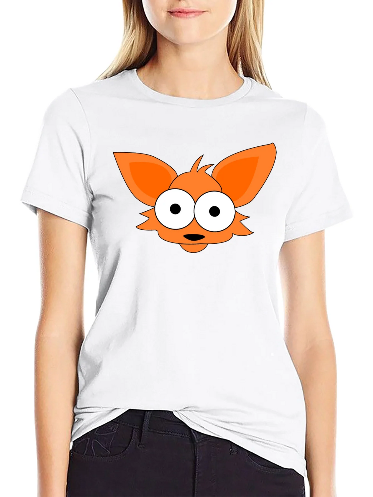 Fox Graphic Black T-Shirt - Fun & Unique Design product image 3