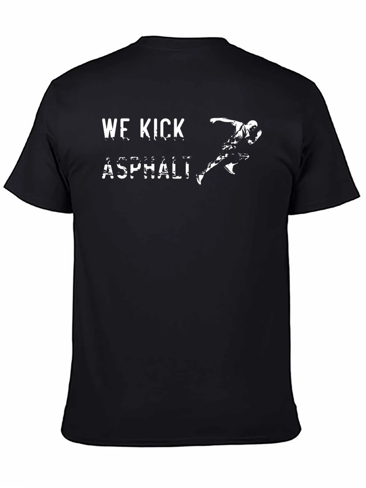 We Kick Asphalt Black T-Shirt Runner product image 4