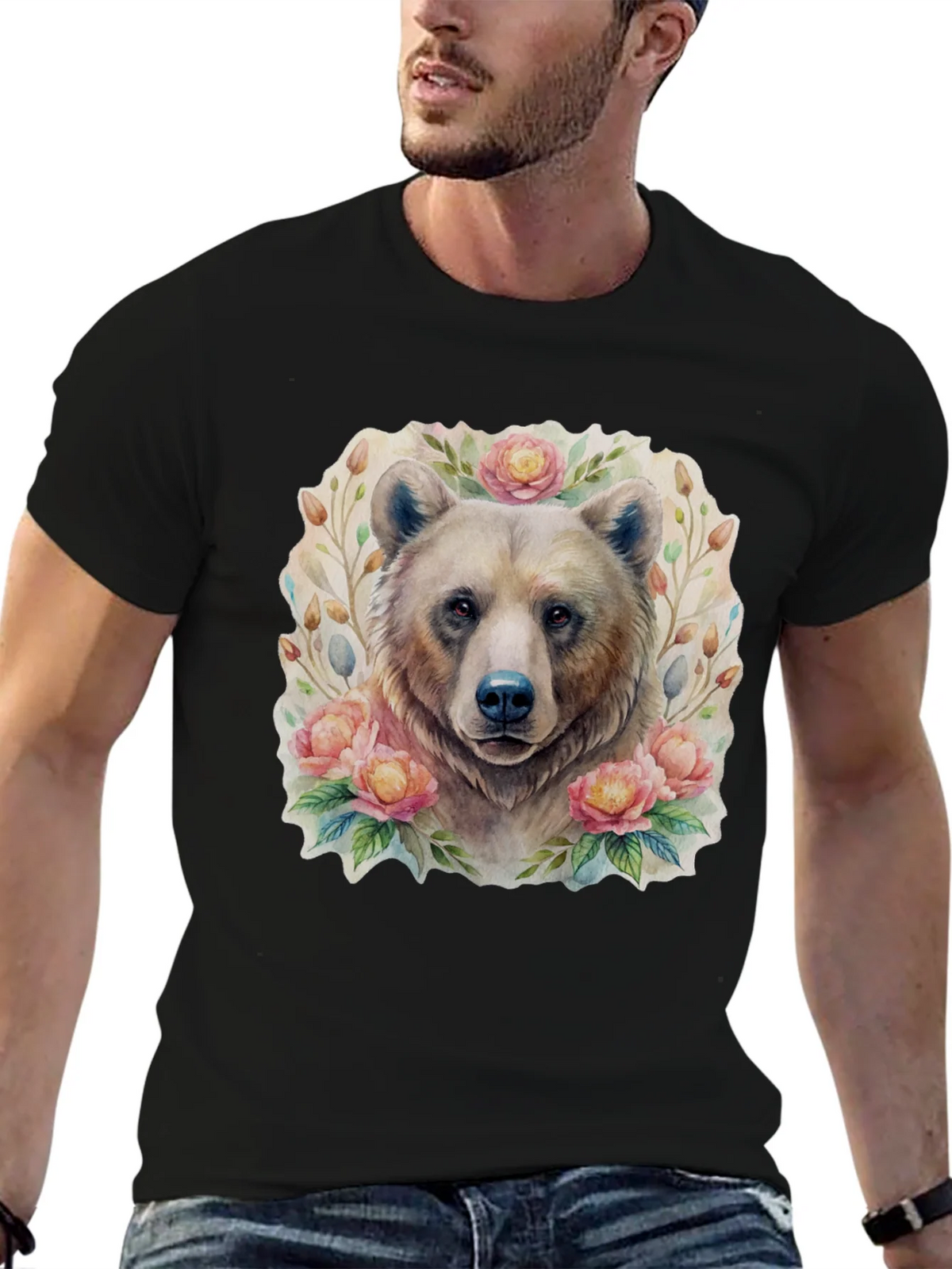 Floral Bear Graphic Tee product image 6