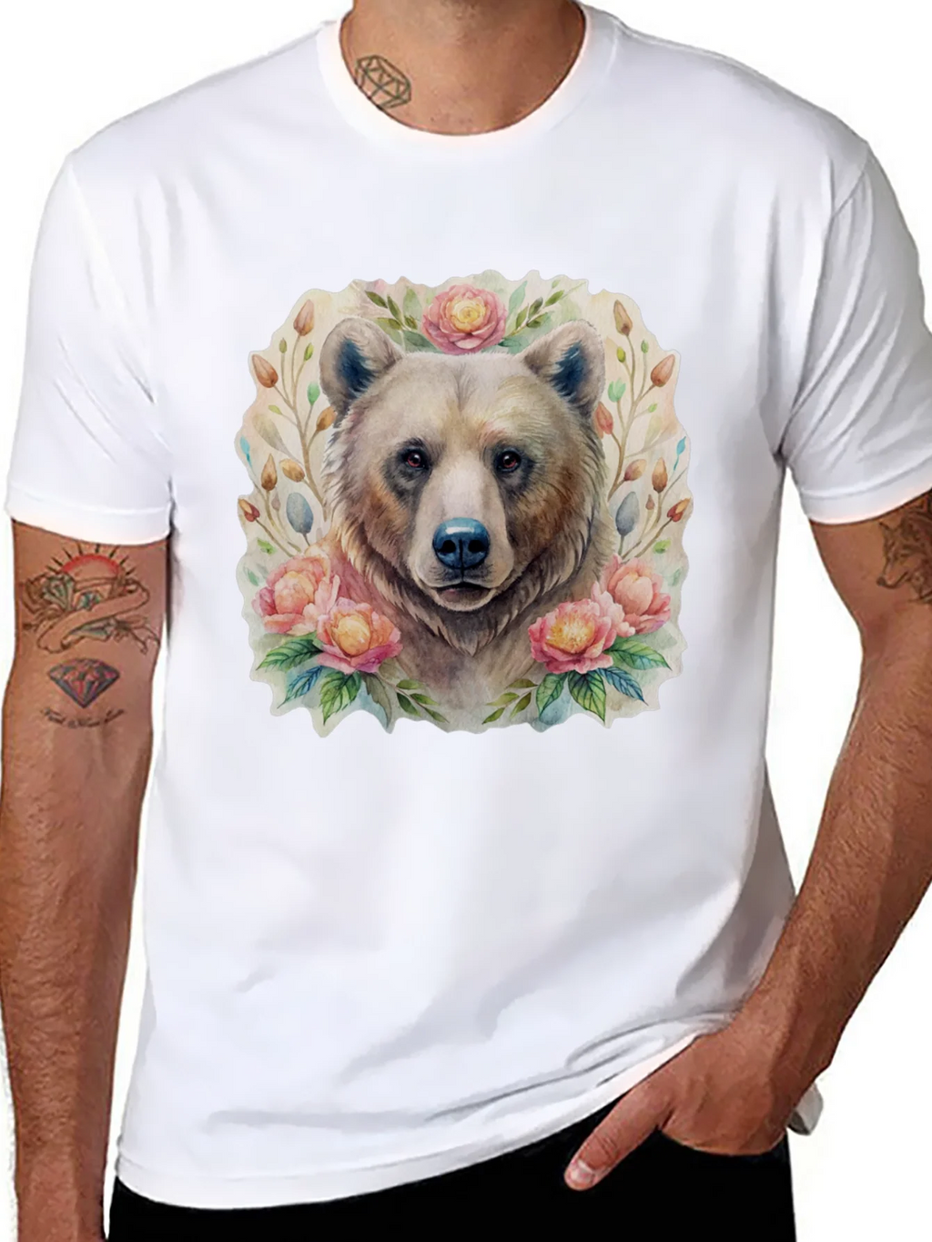 Floral Bear Graphic Tee product image 7