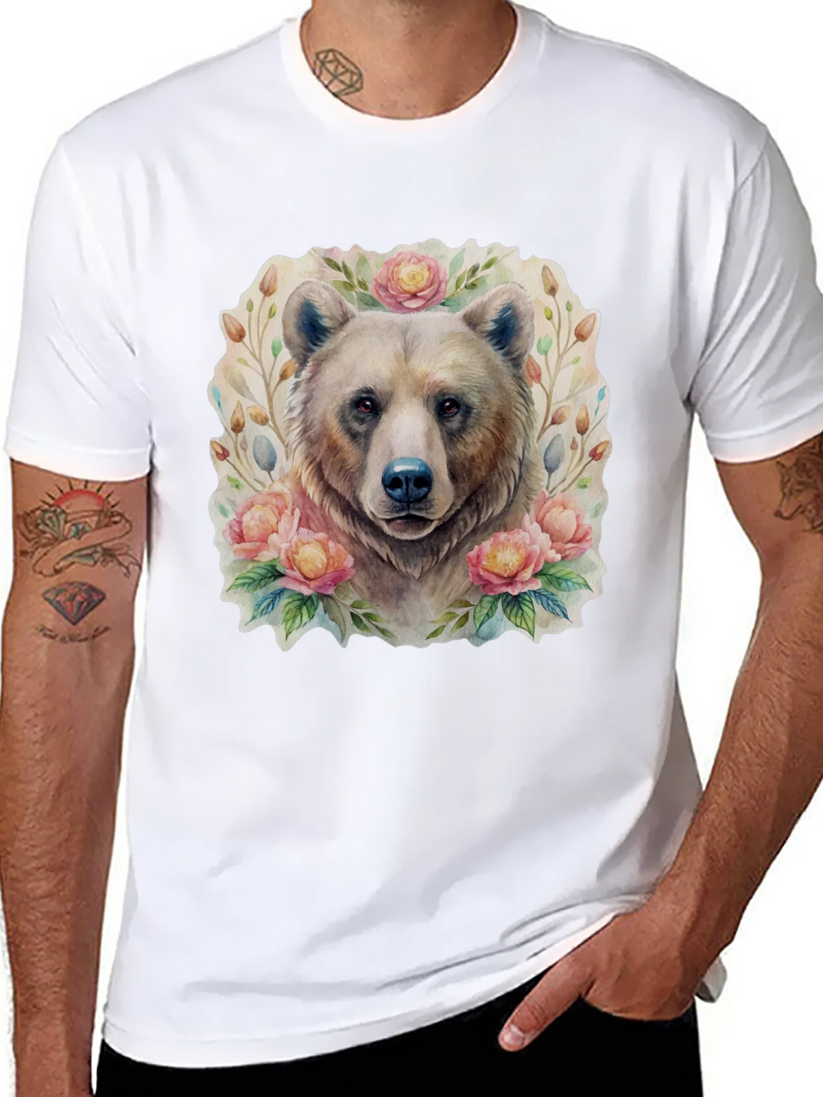 Floral Bear Graphic Tee product image 7
