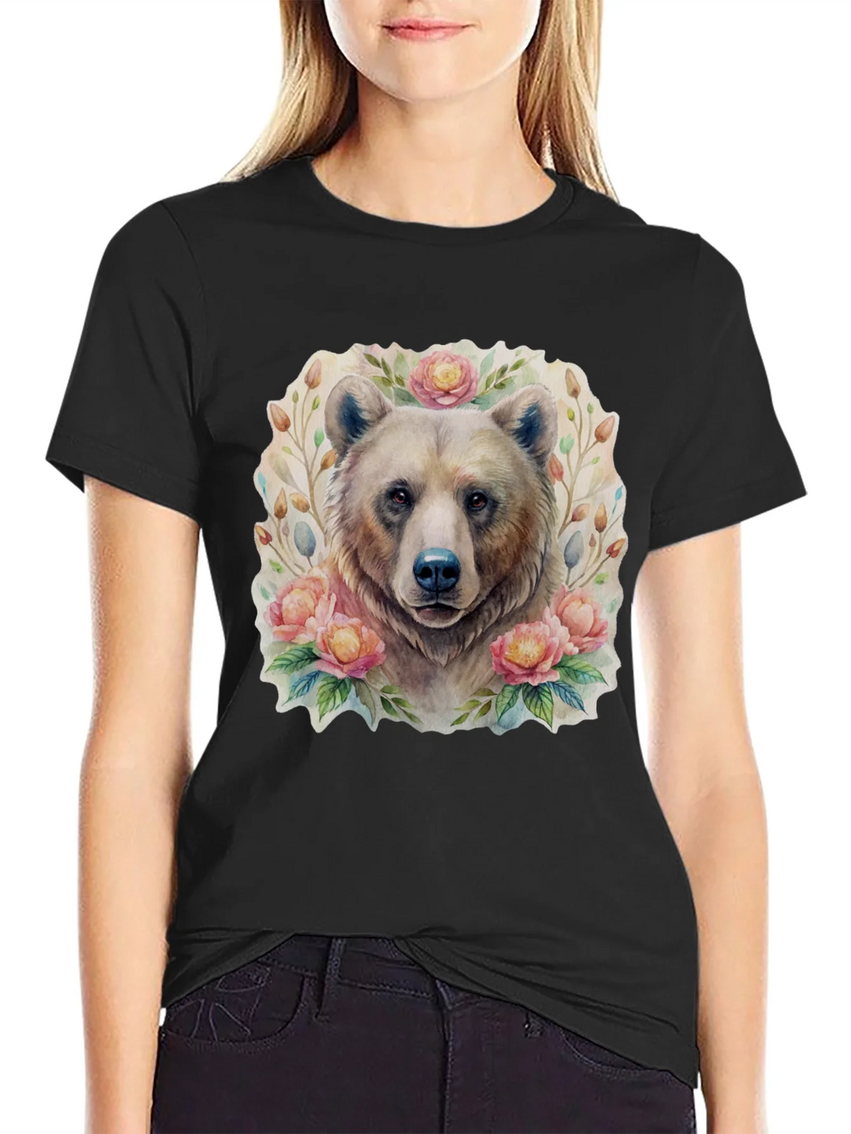 Floral Bear Graphic Tee product image 2