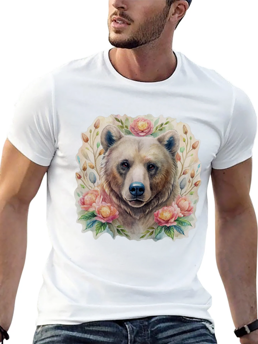 Floral Bear Graphic Tee product image 12