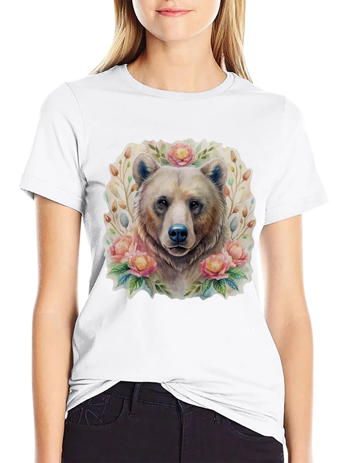 Floral Bear Graphic Tee product image 8